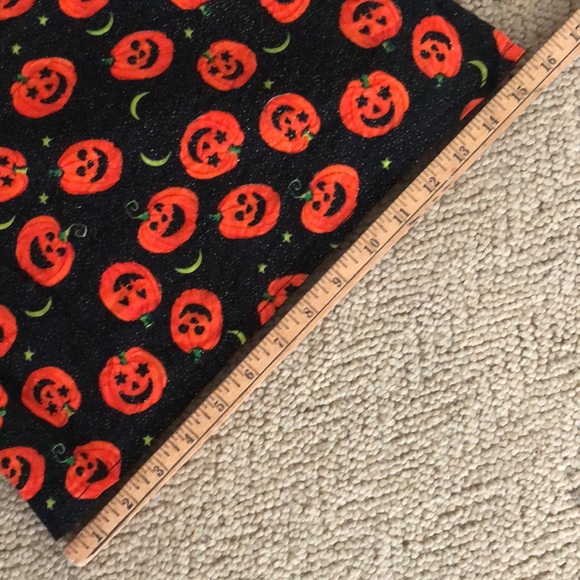 Candy Corn/ Pumpkin Halloween Girls Jumper Reversible dress - Picture 12 of 12